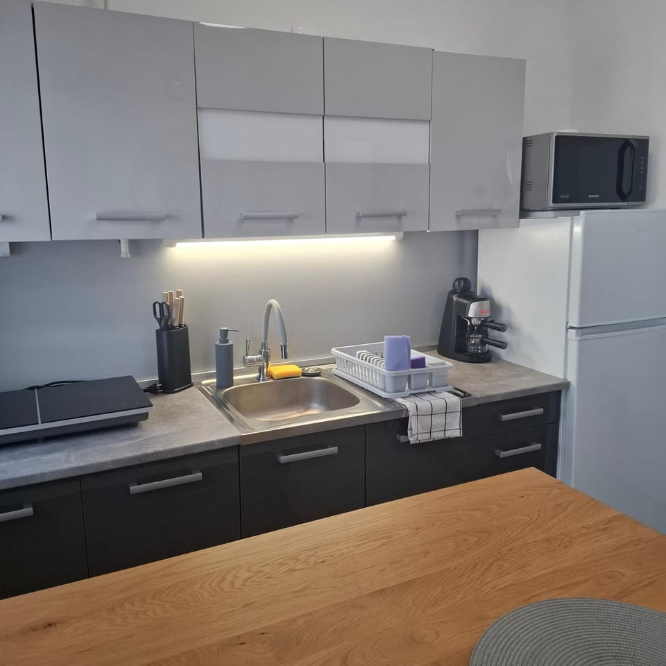 Coffee/tea facilities, Kitchen or kitchenette, oven, toaster