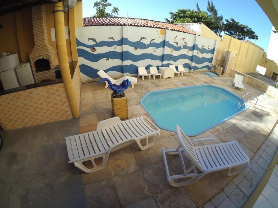 BBQ facilities, Pool view