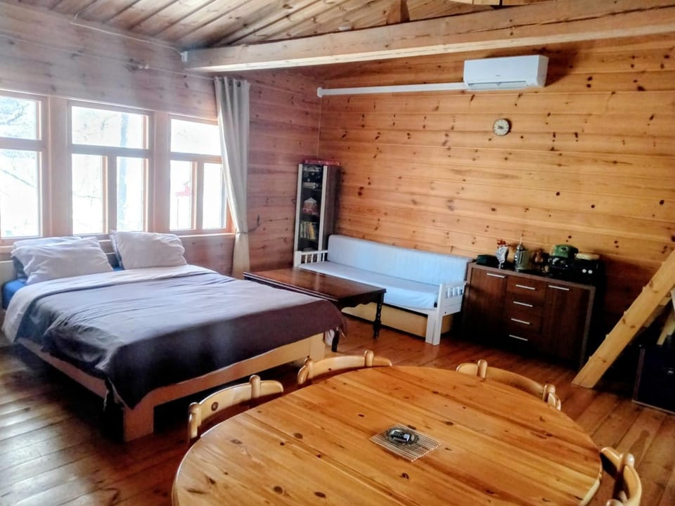 Bed, Living room, Photo of the whole room, Bedroom