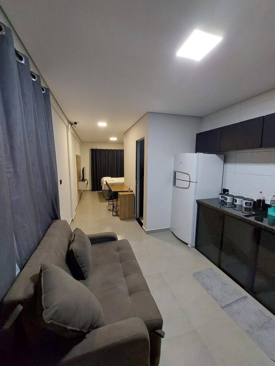 Kitchen or kitchenette, Living room, Bedroom