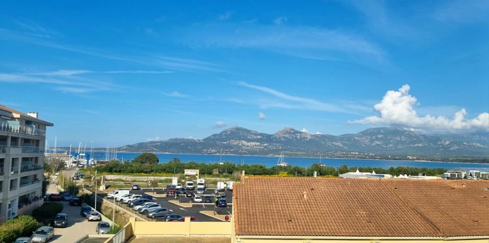 Sea view, balcony, private parking Apartment in Calvi