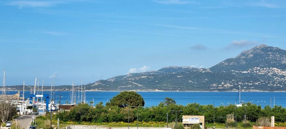 Sea view, balcony, private parking Apartment in Calvi