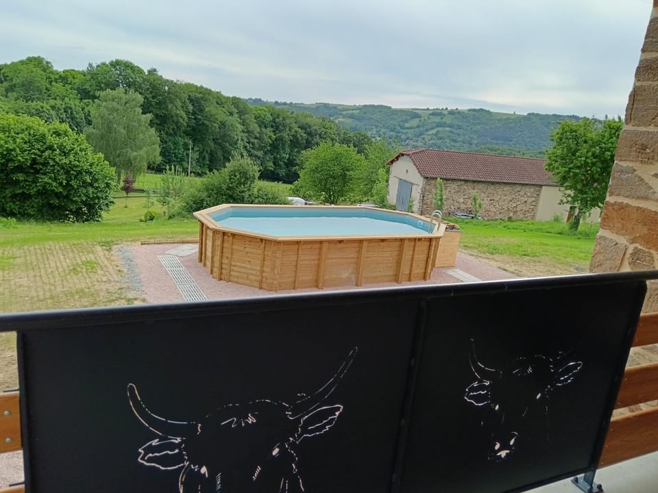 Natural landscape, Pool view, Swimming pool