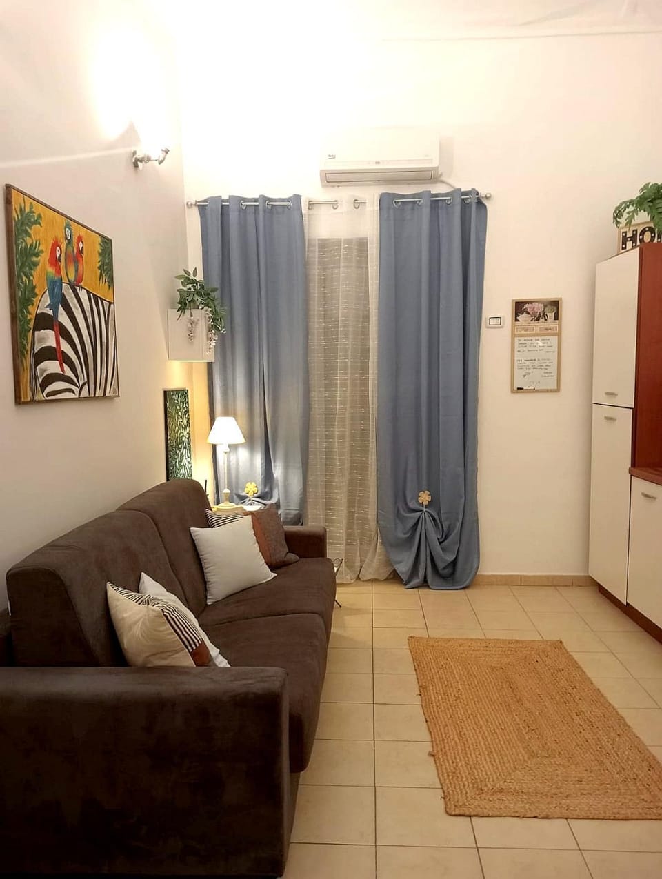 Living room, kitchen