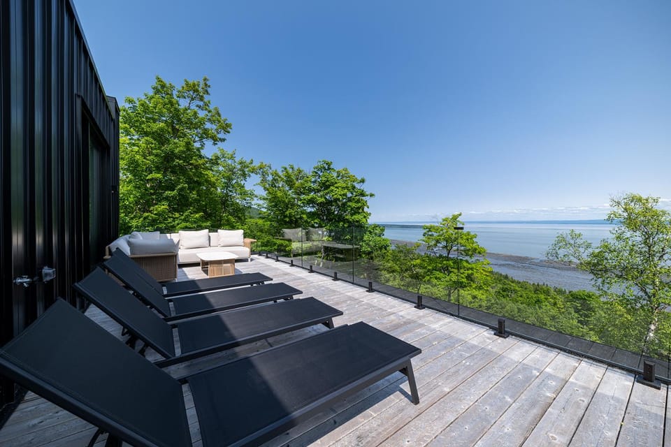 Patio, River view