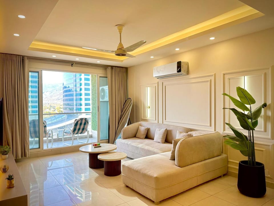 The Urban Lounges in Elysium Tower with Netflix & Balcony Apartment in Islamabad Capital Territory