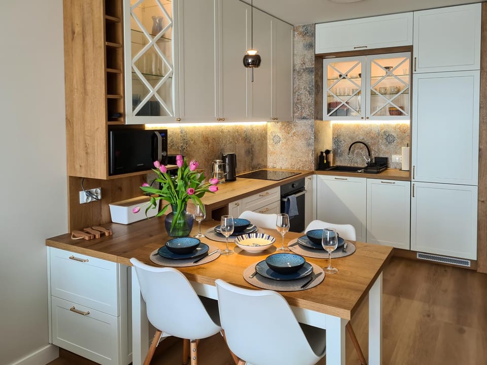 Kitchen or kitchenette, Dining area, oven, stove