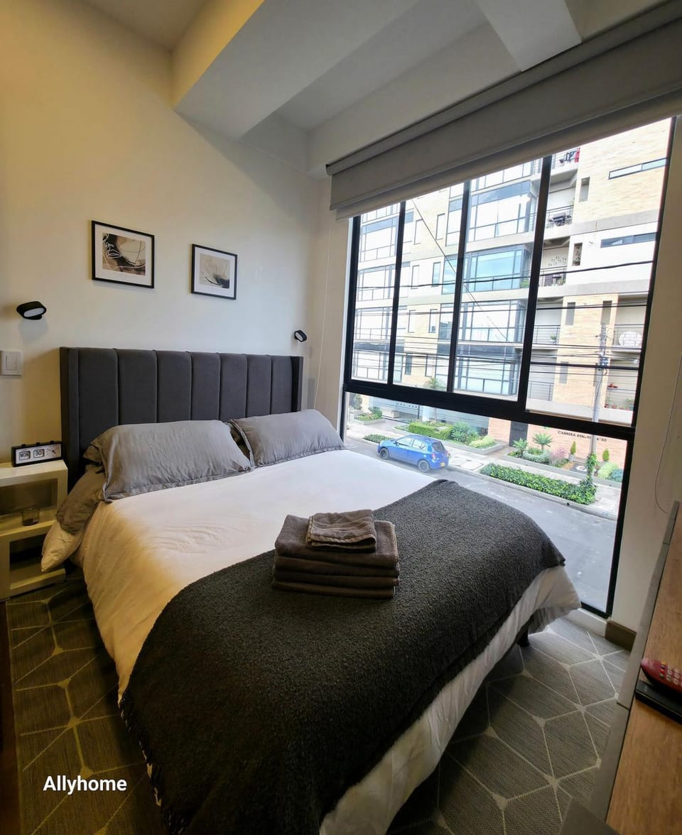Loft Ejecutivo, lavadora, Cll 91-49, Bogotá Norte Apartment in Bogota