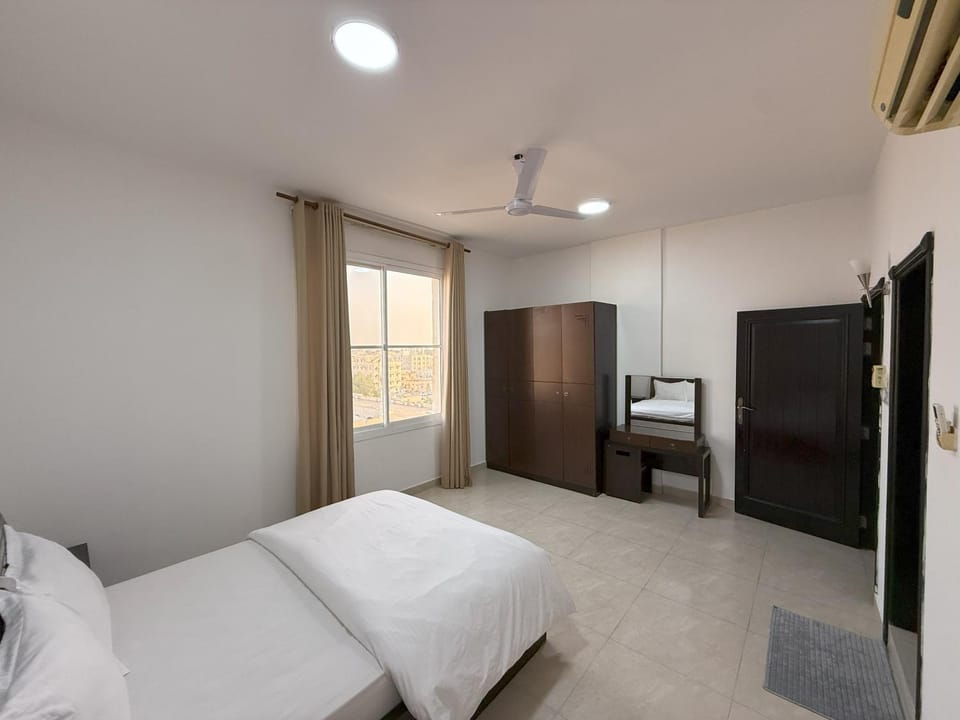Bed, Photo of the whole room, Bedroom, furniture, air conditioner