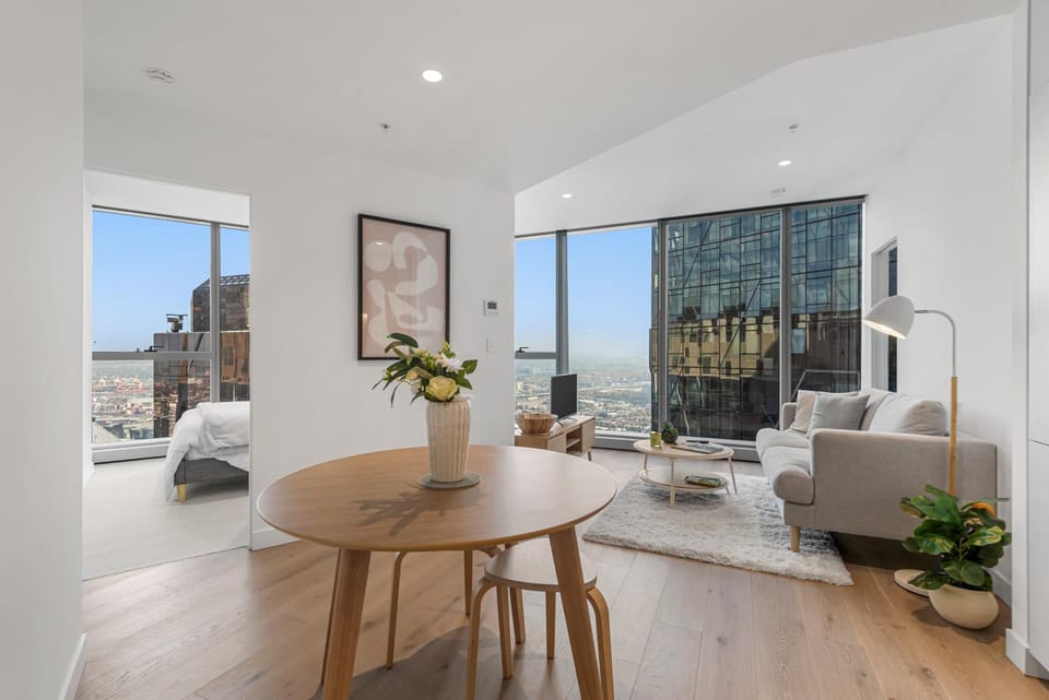 Living room, City view