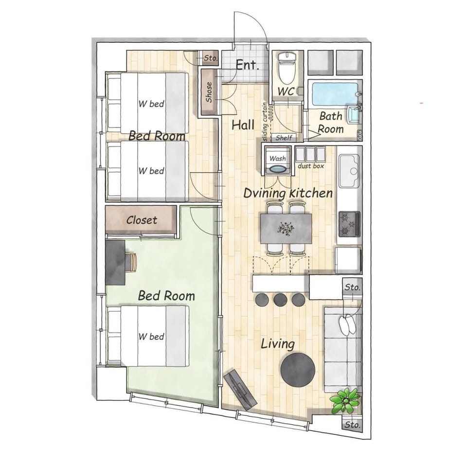 Fujimi apartment 202 Apartment in Kanagawa Prefecture