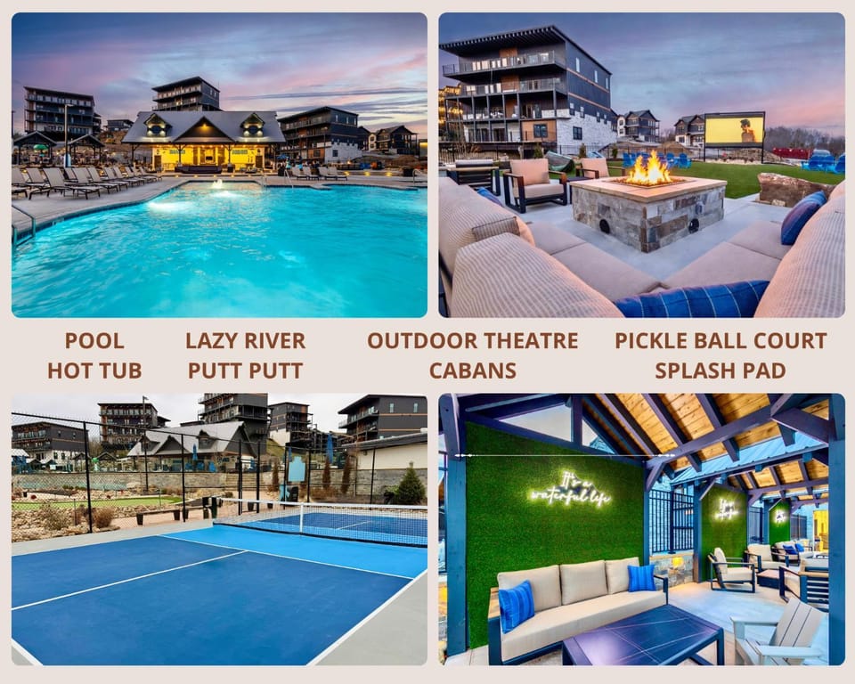 Free Waterpark Lux Retreat with 6Bed 7Bath, Pool, Hot Tub, Theater room - 22 House in Sevierville