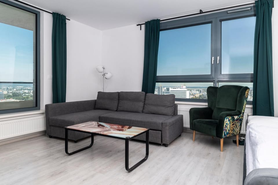 Bed, View (from property/room), Balcony/Terrace, Living room, Photo of the whole room, Seating area, Bedroom