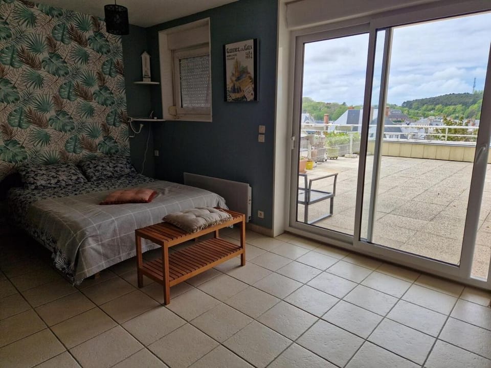 Studio avec terrasse vue mer Apartment in Saint-Valery-en-Caux