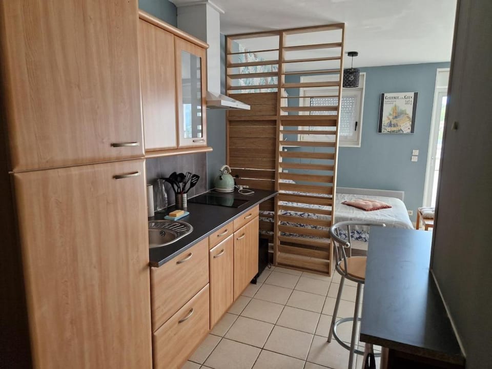 Studio avec terrasse vue mer Apartment in Saint-Valery-en-Caux