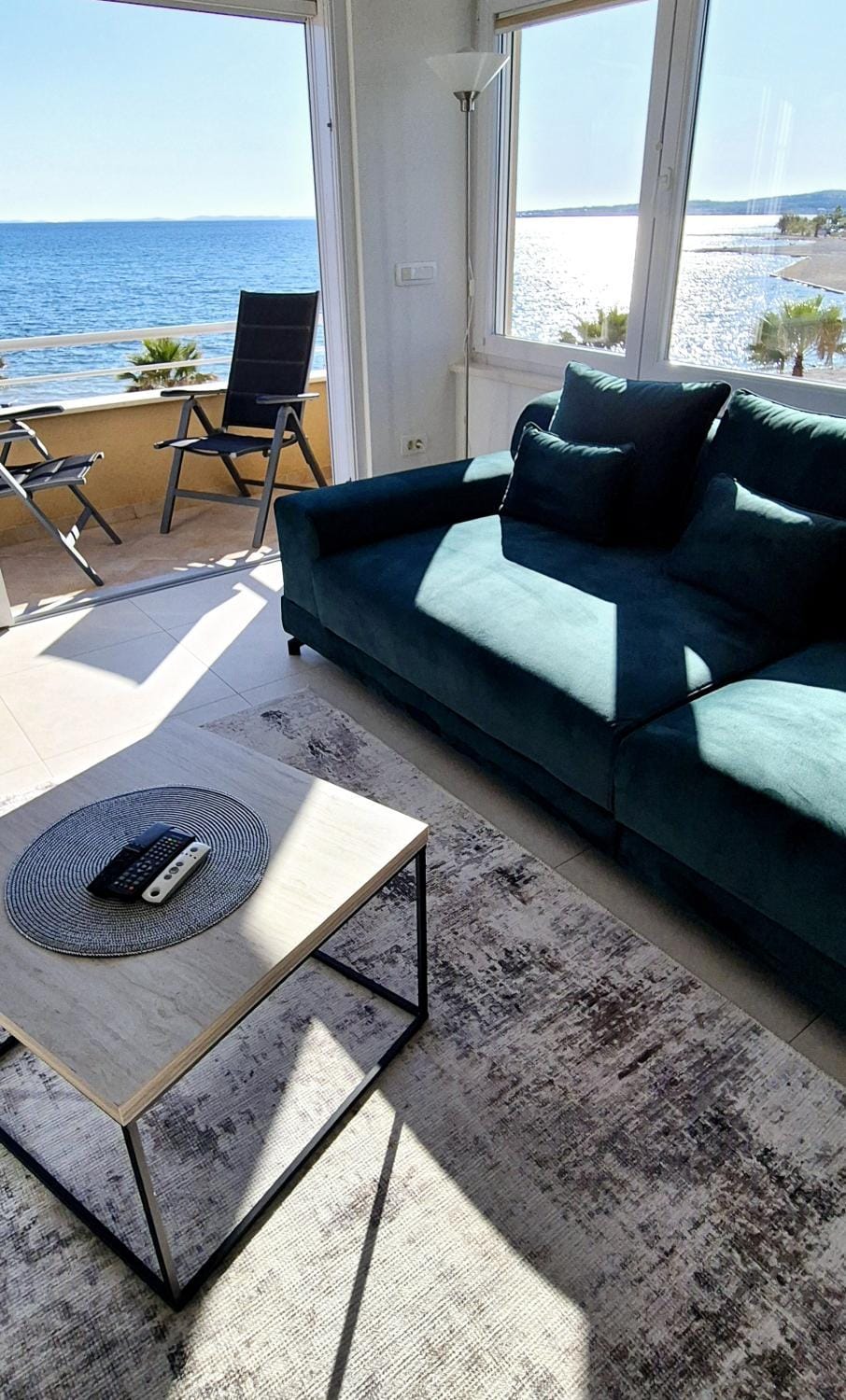 Patio, Natural landscape, View (from property/room), Balcony/Terrace, Beach, Sea view