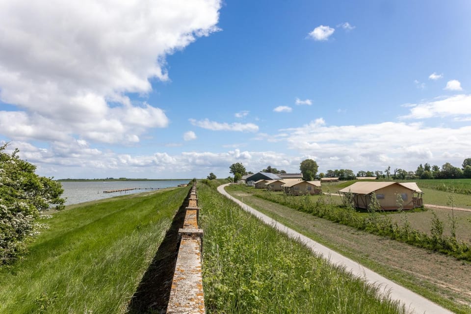 Glamping De Zuidvliet Nr 16 Luxury tent in Wolphaartsdijk