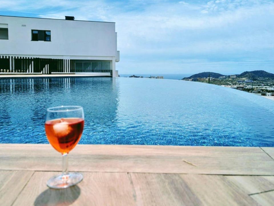 Natural landscape, Mountain view, Pool view