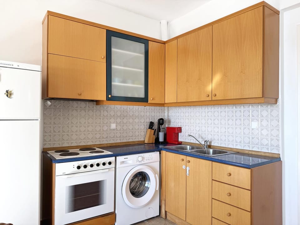 Kitchen or kitchenette, oven, pet friendly, stove, washing machine