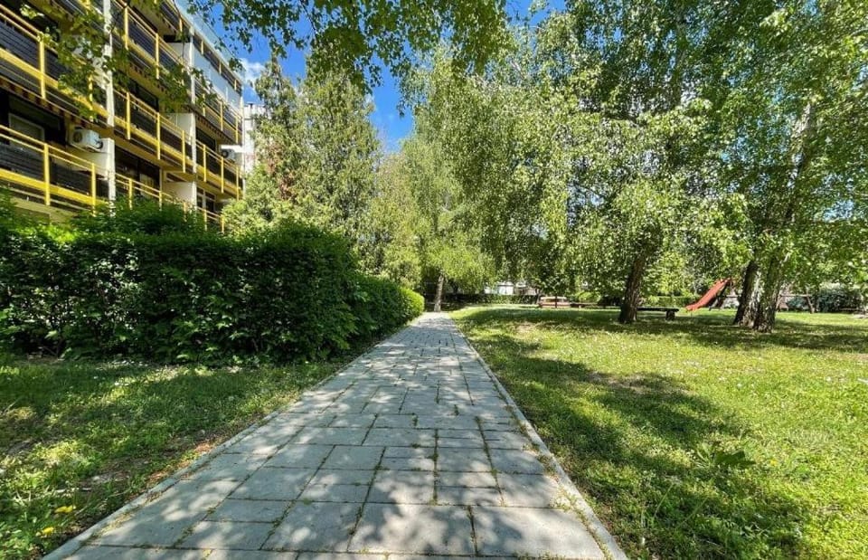 Property building, Children play ground, Garden, Garden view