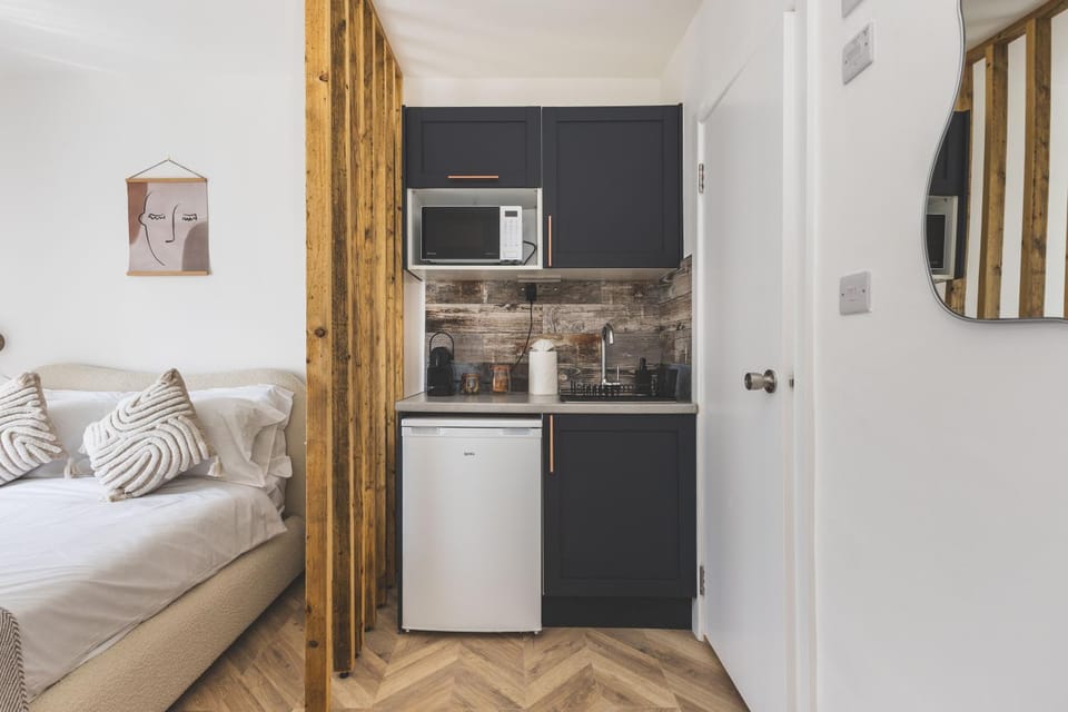 Kitchen or kitchenette, Bedroom