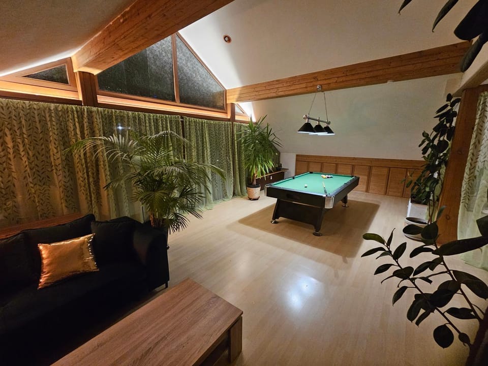 Billiard, Living room, Seating area