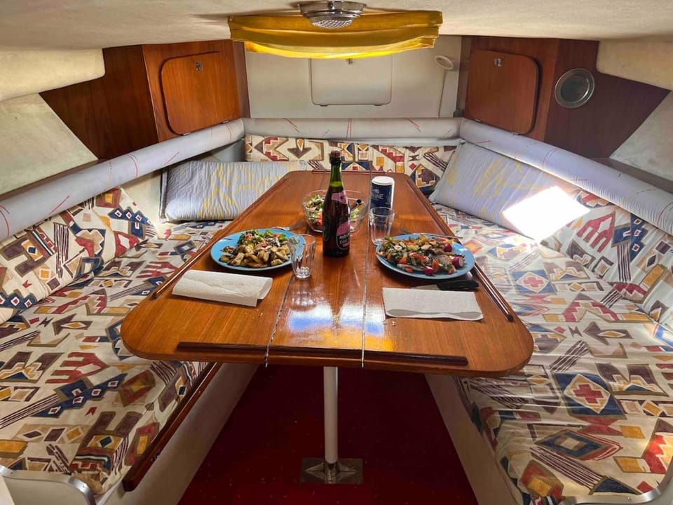 boat home Cannes Festival Docked boat in Mandelieu-La Napoule