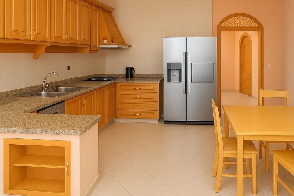 Kitchen or kitchenette, Dining area, dishwasher, oven