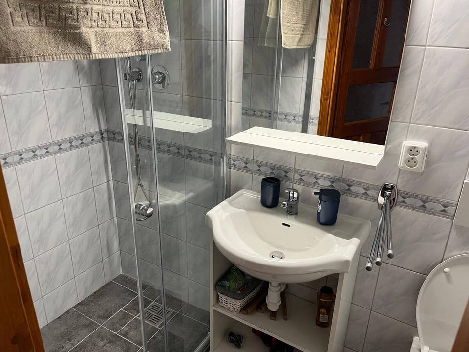 Shower, Bathroom, towels