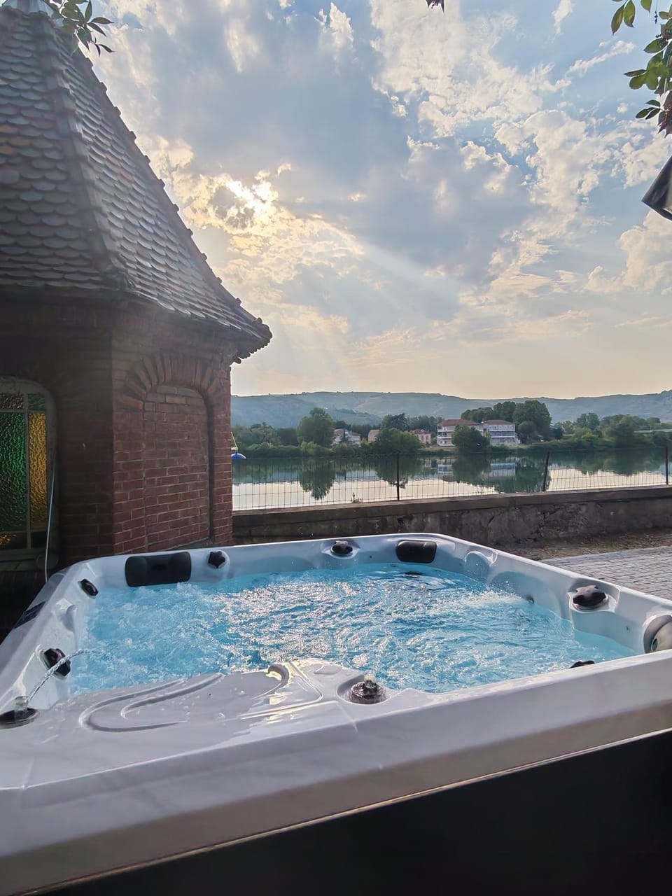 Day, Natural landscape, Hot Tub, Hot Tub, Spa and wellness centre/facilities, Mountain view