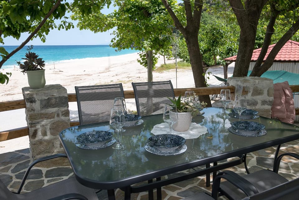Patio, Seating area, Sea view
