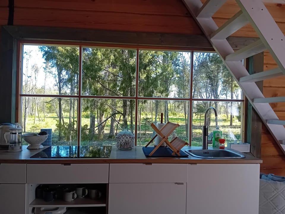 Kitchen or kitchenette, Sea view