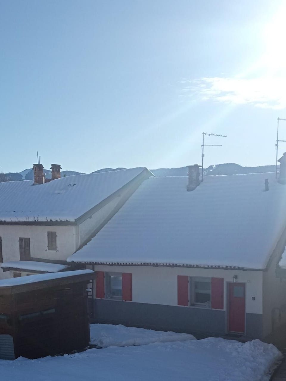 Property building, Day, Winter
