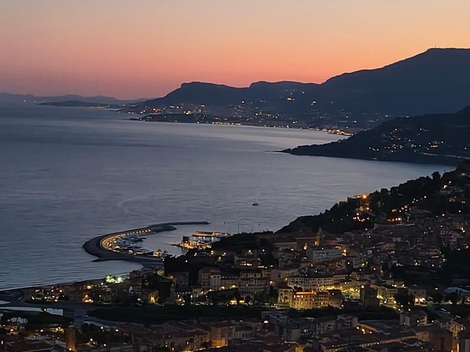 Nearby landmark, Mountain view, Sea view, Sunset