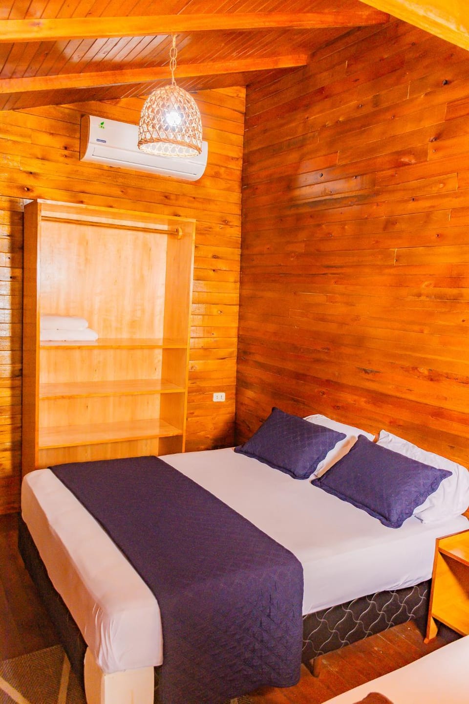 Bed, Photo of the whole room, Bedroom, wardrobe, air conditioner