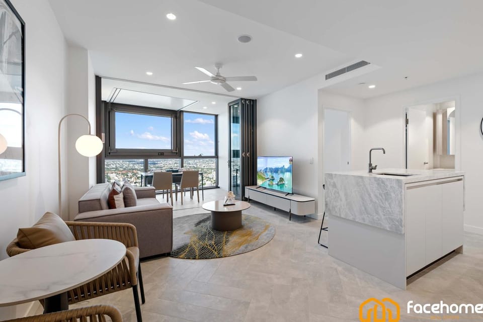 City Luxury Stay River & City Access Apartment in Brisbane City