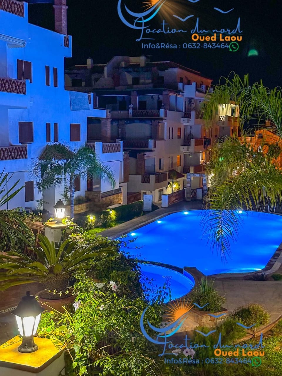 Night, Swimming pool