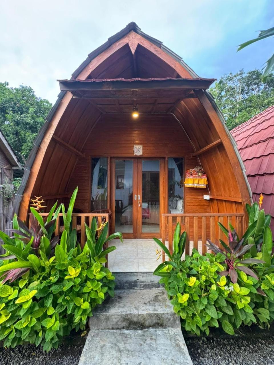 Property building, Garden view