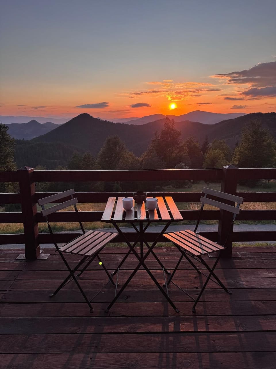 Natural landscape, View (from property/room), Balcony/Terrace, Mountain view, Sunset