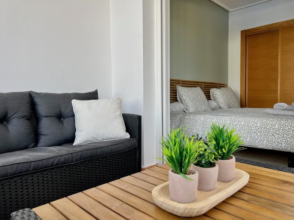 Seating area, Bedroom
