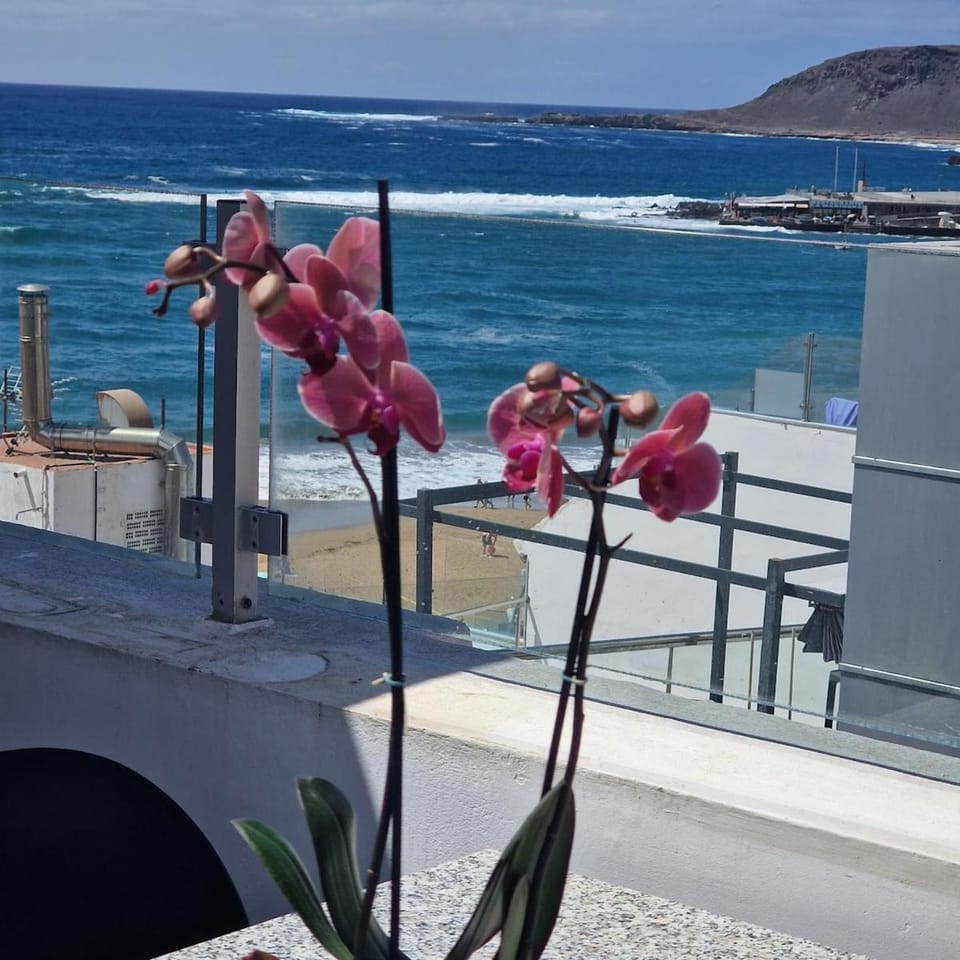 Natural landscape, View (from property/room), Balcony/Terrace, Beach, Sea view