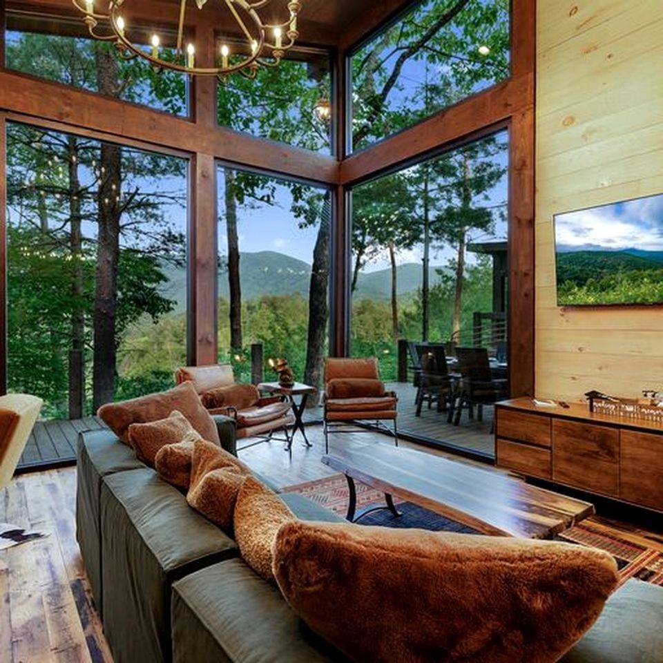 Enormous Cabin Luxury Interior and Game Room in Cherry Log, Georgia Cabin in Georgia
