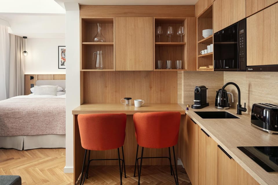 Coffee/tea facilities, Kitchen or kitchenette, toaster