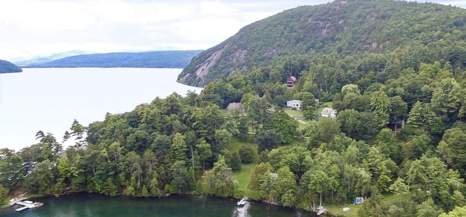 Tranquil Lakefront Cottage with Private Dock in Ticonderoga, New York House in Lake George