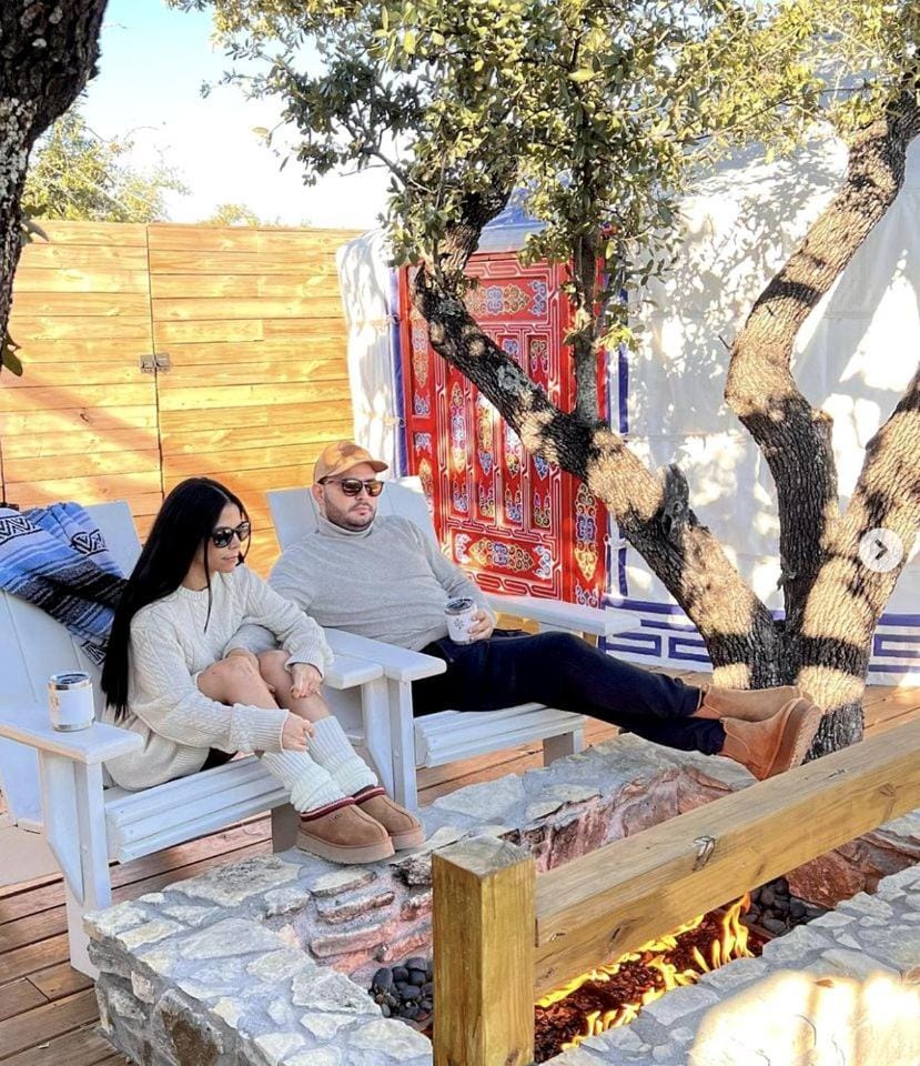 Cozy Yurt with Hot Tub Surrounded by Nature in Dripping Springs, Texas Luxury tent in Rio Grande