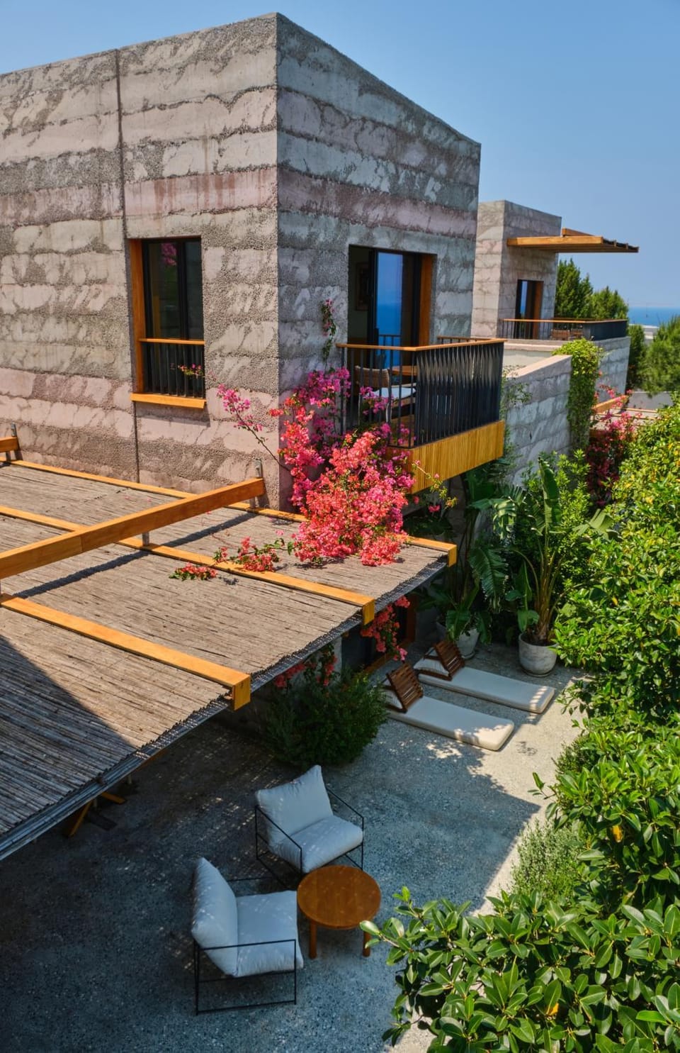 Property building, Patio