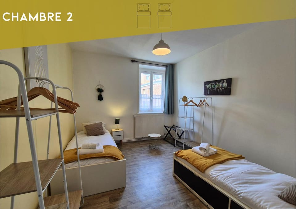 Le Nid 3 Chambres - Parking Privé - Hyper-centre Apartment in Arras