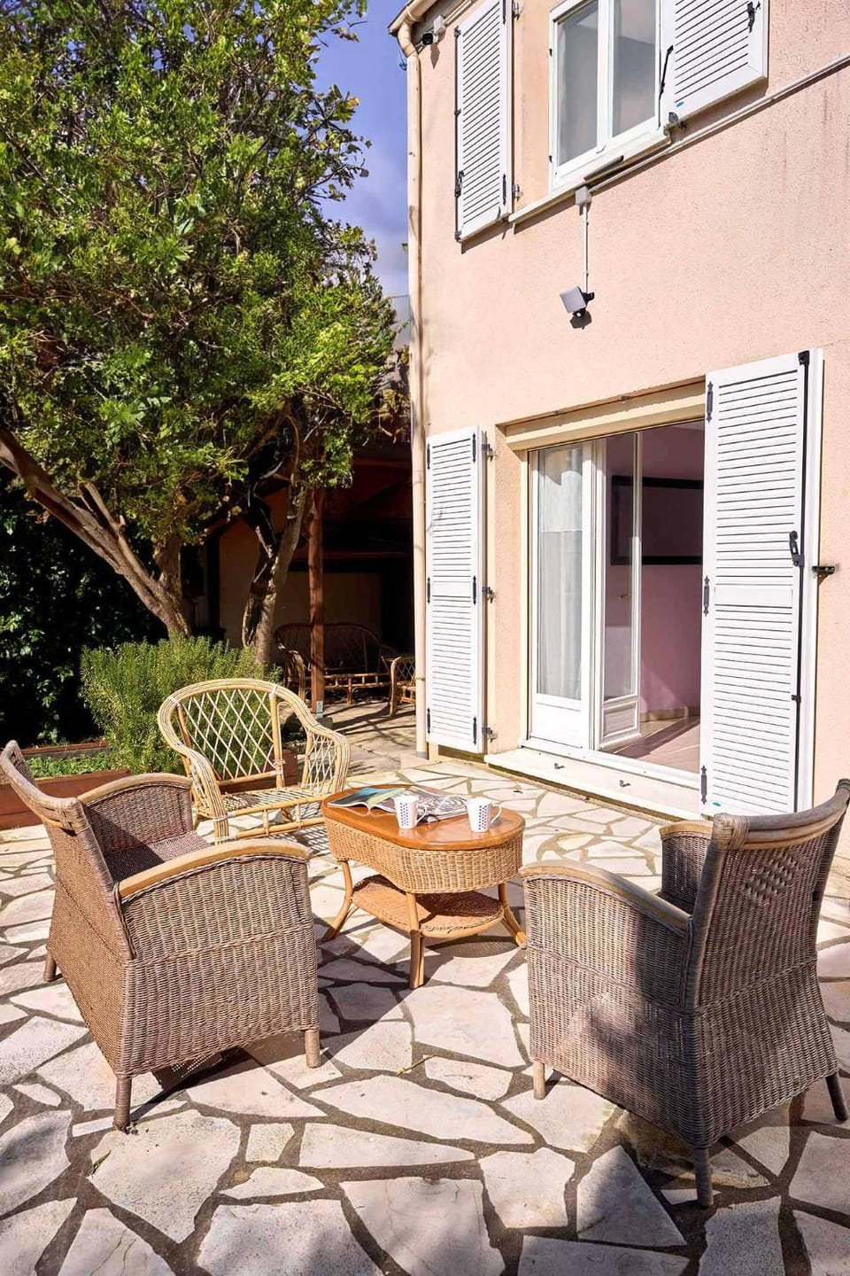 Property building, Patio