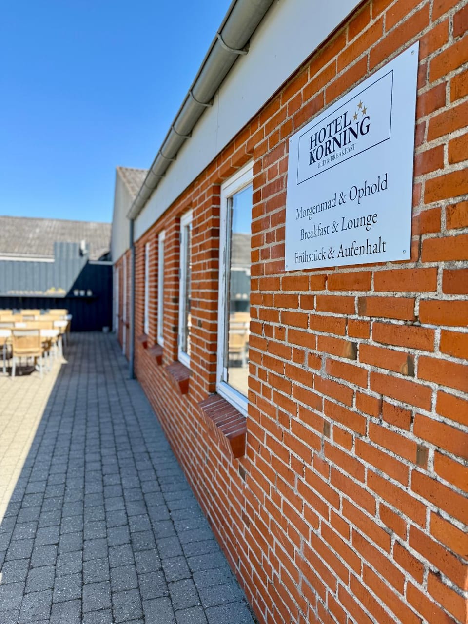 Property building, Patio