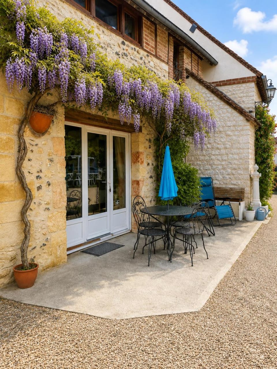 Patio, Spring, Garden, Garden view
